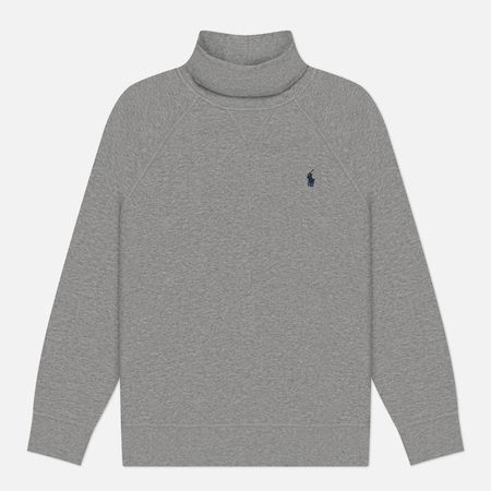 Мужская толстовка Polo Ralph Lauren Embroidered Pony Fleece Turtle Neck, цвет серый