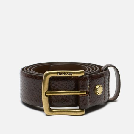 Ремень Barbour Jaspar Leather, цвет коричневый