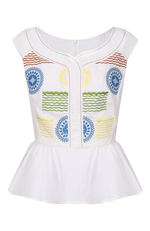 Хлопковый топ Peter Pilotto