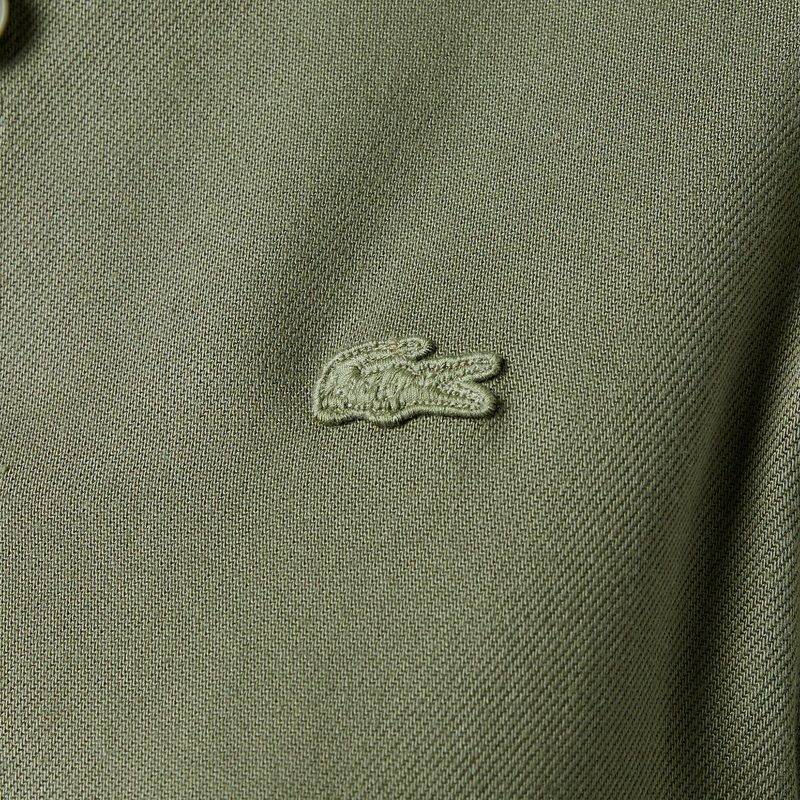 Женское платье Lacoste свободного кроя с поясом и длинным рукавом 5