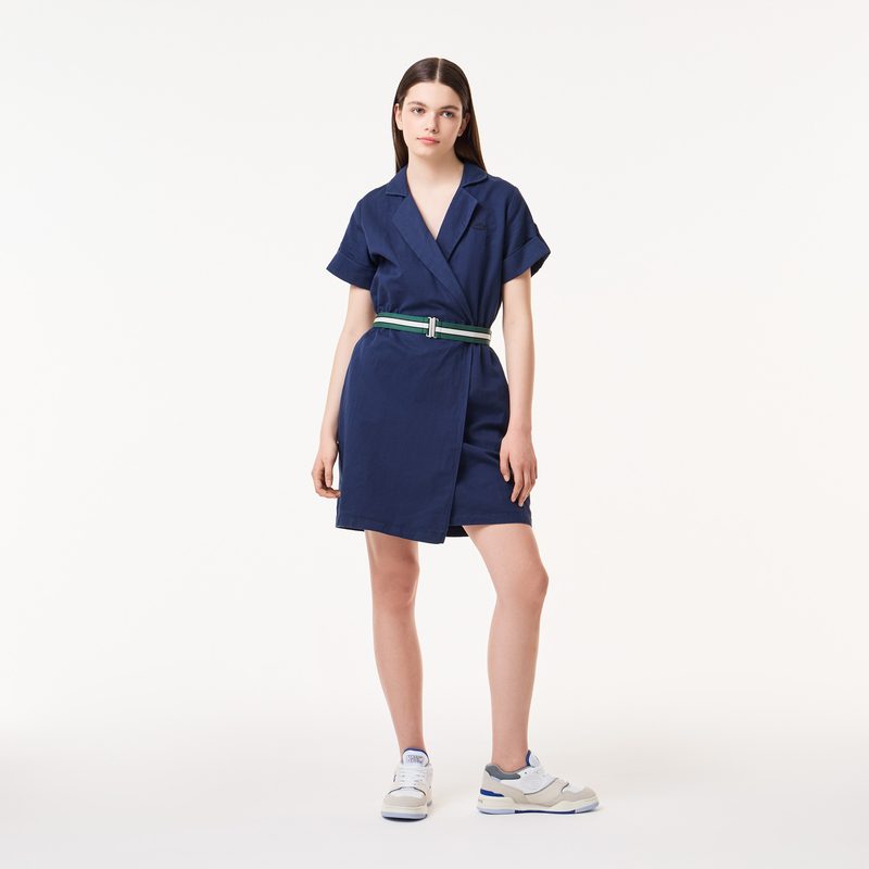 Лёгкое платье Lacoste с поясом 5