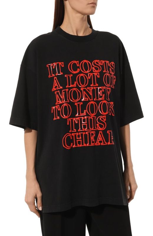 Хлопковая футболка VETEMENTS 3