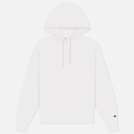 Мужская толстовка Champion Reverse Weave Pinnacle Lightweight Fleece Hoodie Relax Fit, цвет белый