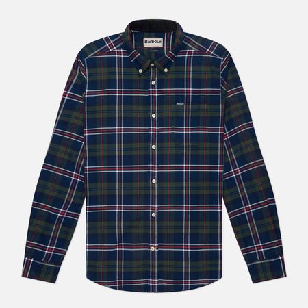 Мужская рубашка Barbour Ronan Tailored Checked, цвет синий