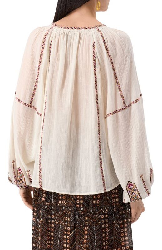 Хлопковая блузка Isabel Marant Etoile 4