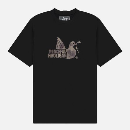 Мужская футболка Peaceful Hooligan Dove Camo, цвет чёрный