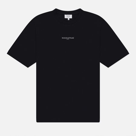 Мужская футболка Maison Kitsune Paris Comfort, цвет чёрный