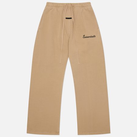 Мужские брюки Fear of God ESSENTIALS Training Classic Fit Flare, цвет бежевый