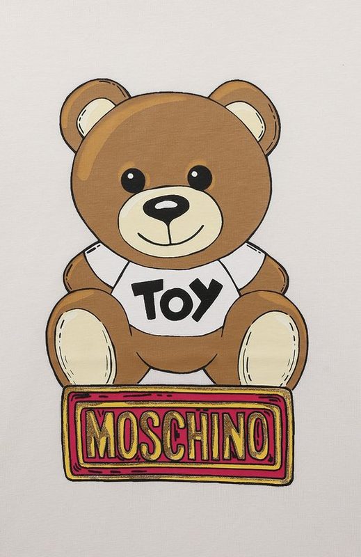 Хлопковая футболка Moschino 3