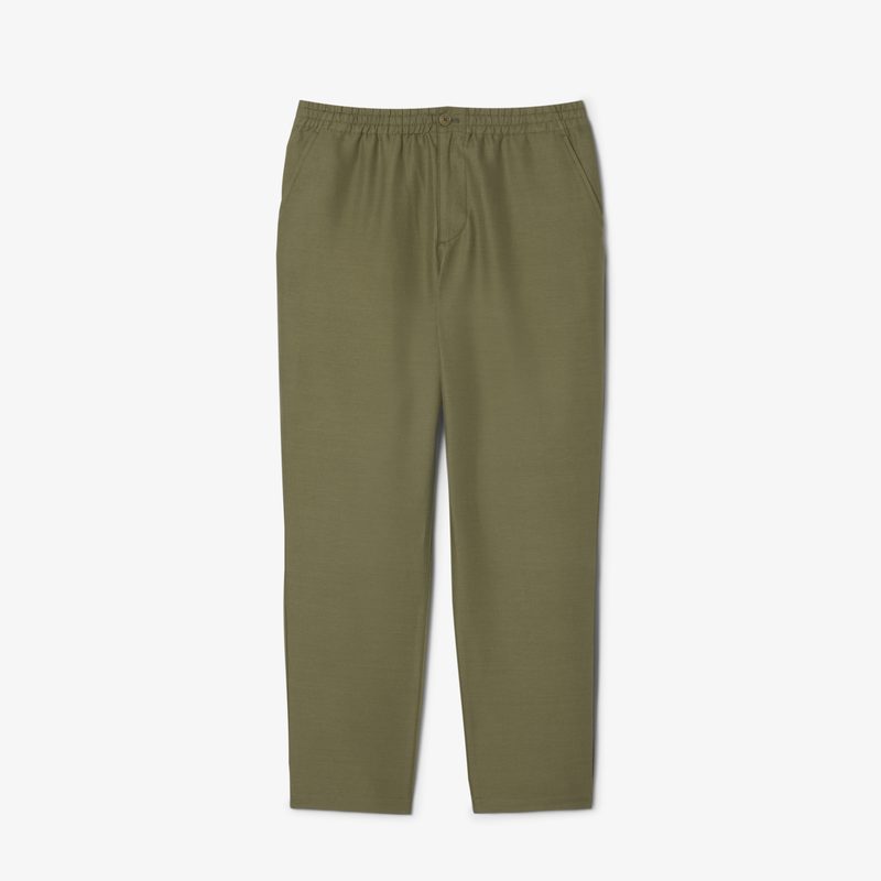 Мужские спортивные брюки Lacoste из смеси льна и вискозы 5