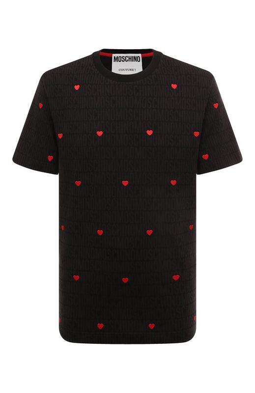Хлопковая футболка Moschino