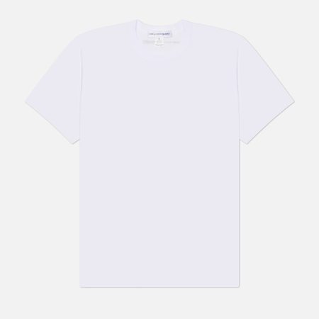 Мужская футболка Comme des Garcons SHIRT Printed Logo Back, цвет белый