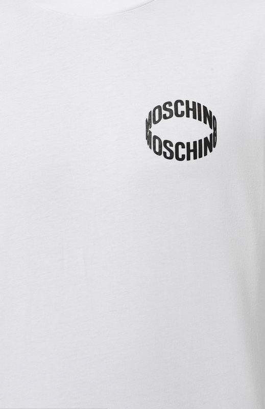 Хлопковая футболка Moschino 5