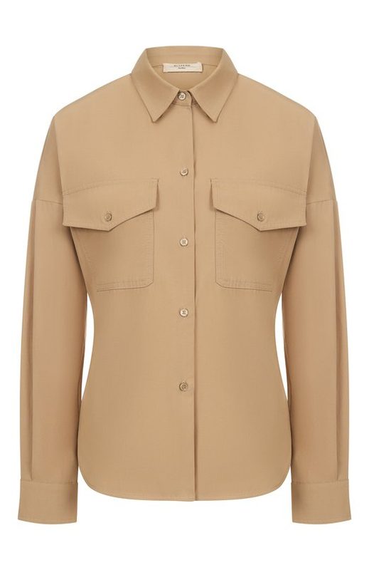 Хлопковая рубашка Weekend Max Mara