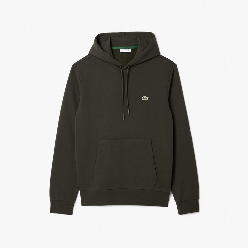 Мужское худи Lacoste классического кроя с флисом 5
