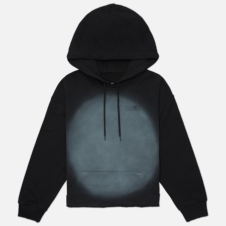 Женская толстовка Maison Margiela MM6 Spray Paint Hoodie, цвет чёрный