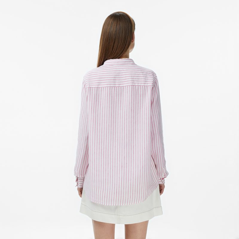 Женская рубашка Lacoste из смеси льна 2