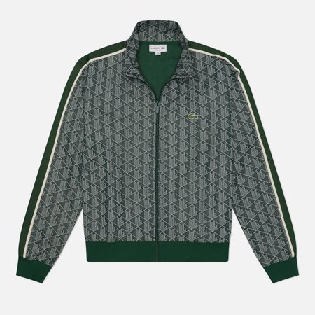 Мужская толстовка Lacoste Logo Embroidered, цвет зелёный