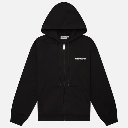 Мужская толстовка Carhartt WIP Hooded Archive Lines, цвет чёрный