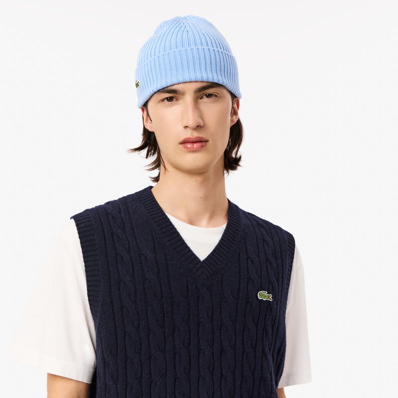 Мужской жилет Lacoste из овечьей шерсти без рукавов 3