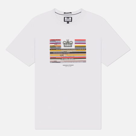 Мужская футболка Weekend Offender Vinyl, цвет белый