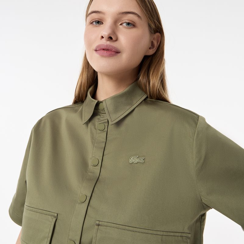 Женская рубашка Lacoste из эластичного хлопка 3