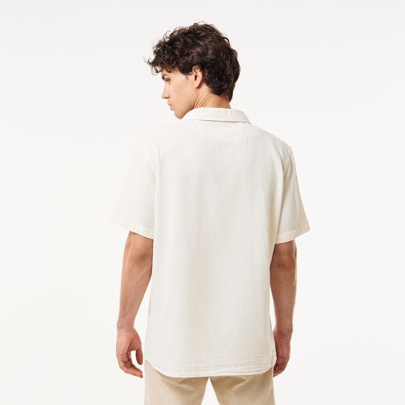 Мужская хлопковая рубашка Lacoste свободного кроя 2