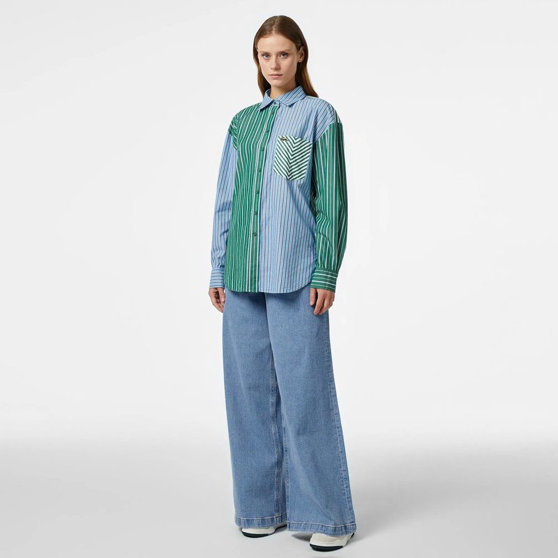 Женская рубашка Lacoste свободного кроя 4