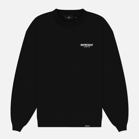 Мужская толстовка REPRESENT Owners Club Oversized, цвет чёрный