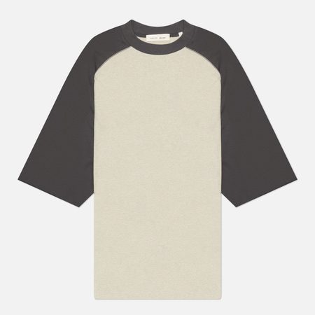 Мужская футболка Fear of God ESSENTIALS Signature Baseball, цвет серый