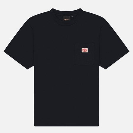 Мужская футболка Deus Ex Machina Parts & Service Pocket, цвет чёрный