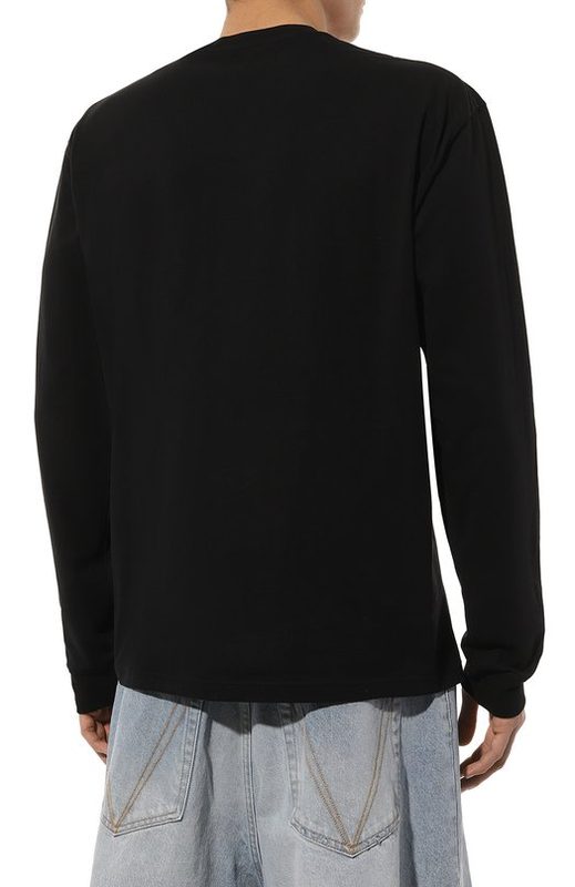 Хлопковый лонгслив Moschino 4