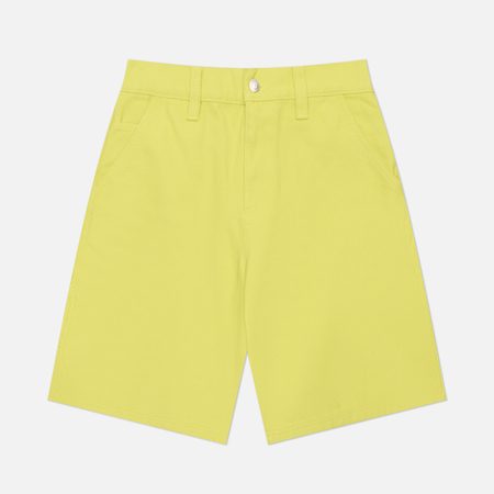 Мужские шорты Stussy Canvas Work, цвет жёлтый