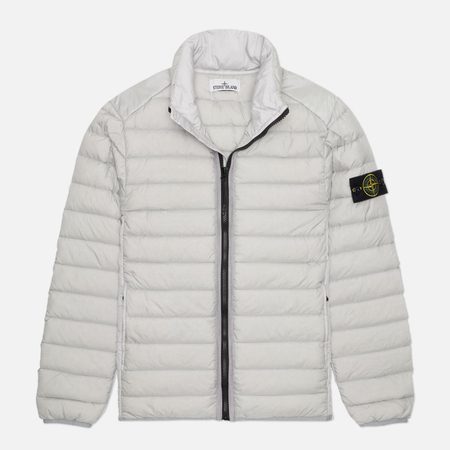 Мужской пуховик Stone Island Loom Woven Chambers Down-TC Lightweight, цвет серый