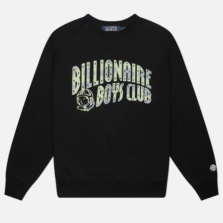 Мужская толстовка Billionaire Boys Club Tri-Tone Arch Logo Crewneck, цвет чёрный