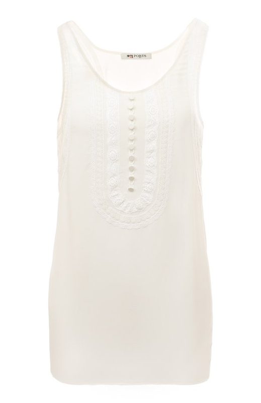 Топ из вискозы и шелка Ports 1961