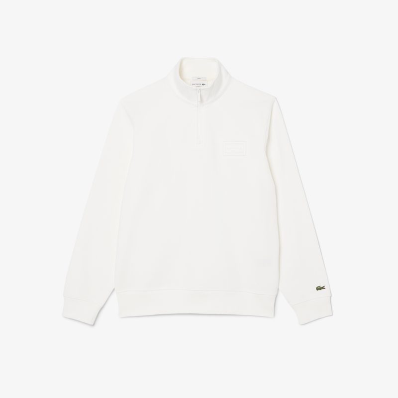 Хлопковая толстовка Lacoste унисекс с воротником-стойкой 4