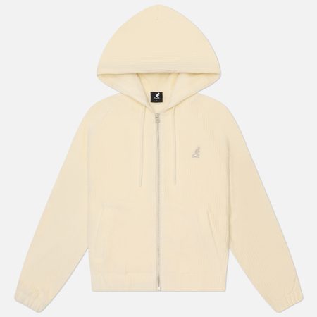 Женская толстовка Kangol Corduroy Hood Zip-Up, цвет бежевый