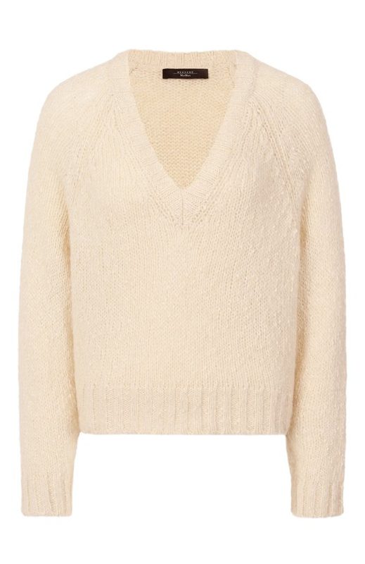 Свитер из хлопка и шерсти Weekend Max Mara