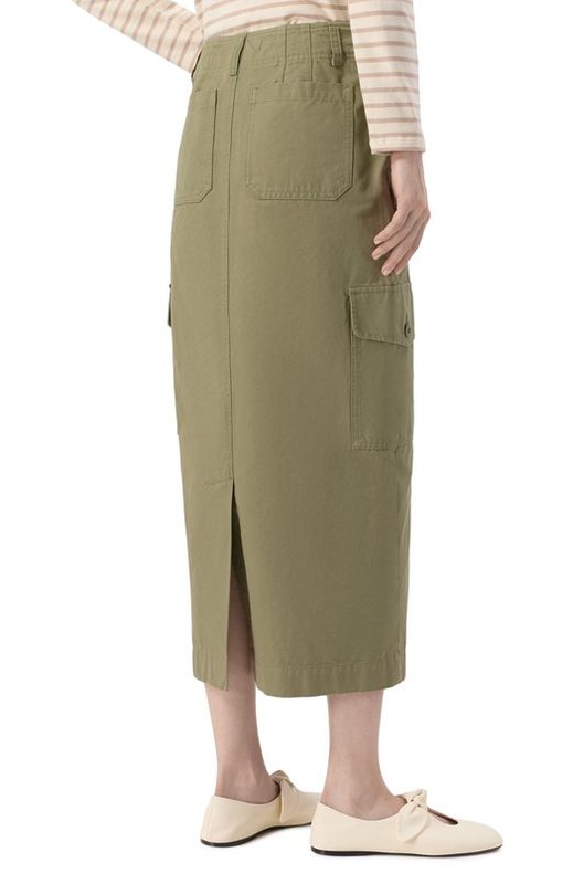 Хлопковая юбка Weekend Max Mara 4