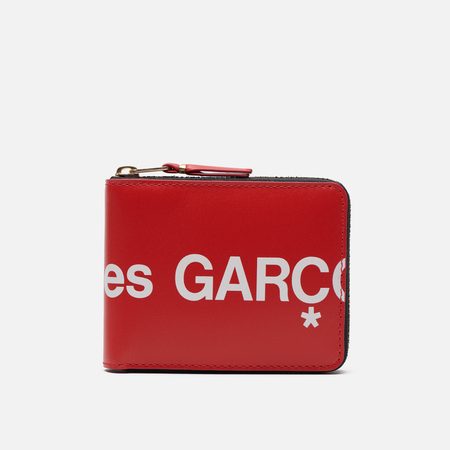 Кошелек Comme des Garcons Wallet SA7100HL Huge Logo, цвет красный
