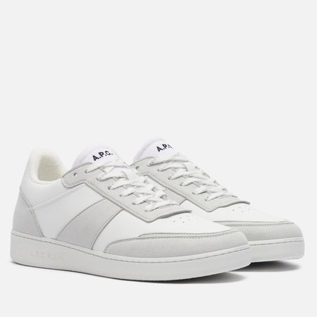 Мужские кроссовки A.P.C. Plain, цвет белый