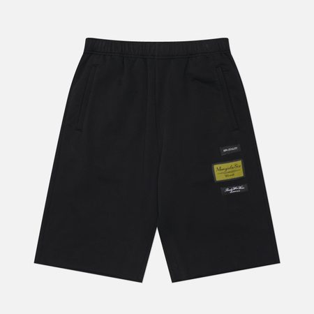 Мужские шорты Maison Margiela MM6 Label Patch, цвет чёрный