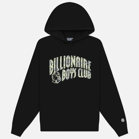 Мужская толстовка Billionaire Boys Club Tri-Tone Arch Logo Popover Hoodie, цвет чёрный