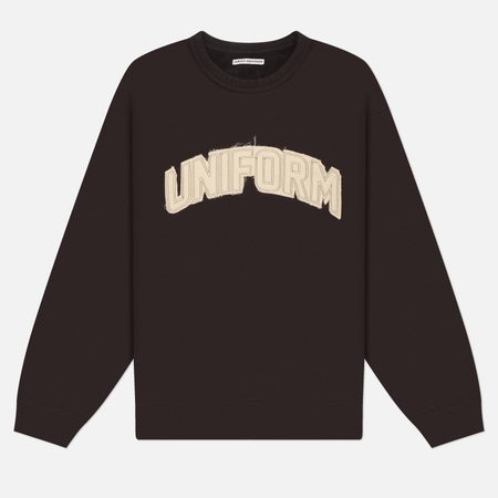 Мужская толстовка uniform experiment Cut-Out Logo, цвет коричневый