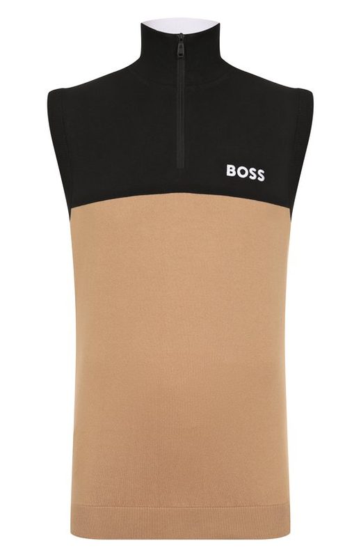 Хлопковый жилет BOSS Green
