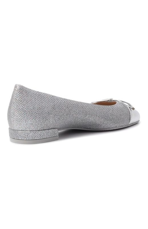 Текстильные балетки Sleek Bow Stuart Weitzman 3