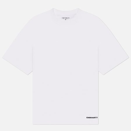 Мужская футболка Carhartt WIP Link Script, цвет белый