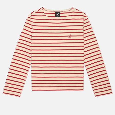 Женский лонгслив Kangol Stripe, цвет бежевый