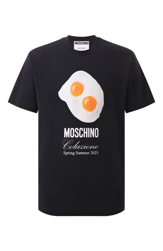 Хлопковая футболка Moschino